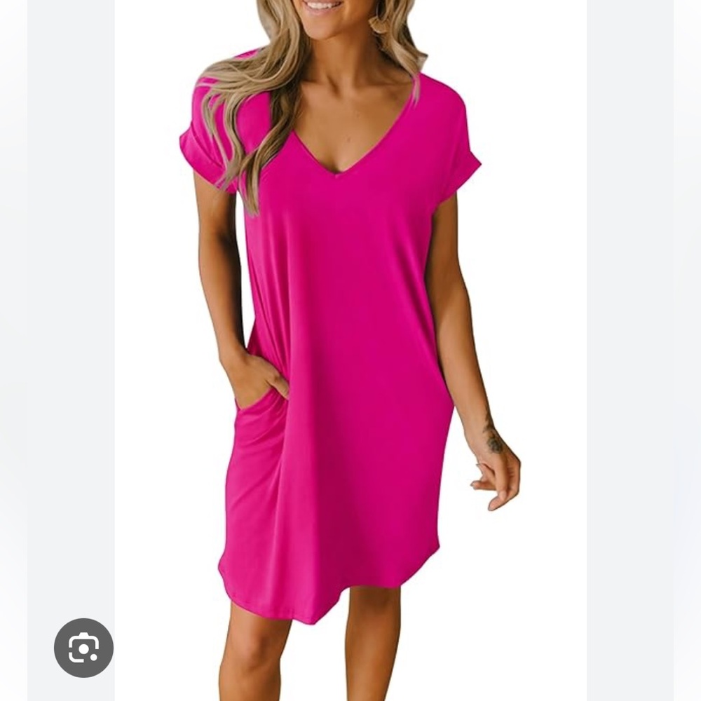 Women's Pink Casual Dress